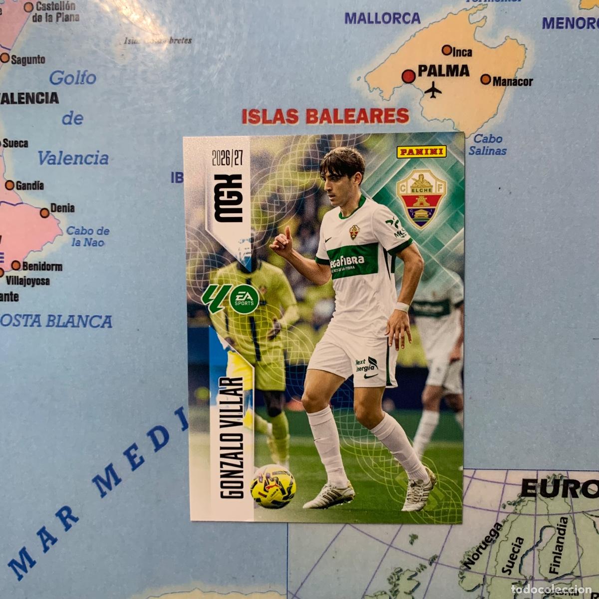 Fu&szlig;ball-Sticker: Gonzalo Villar n&uacute;mero 154 del Elche megacracks 26-27 2026-2027