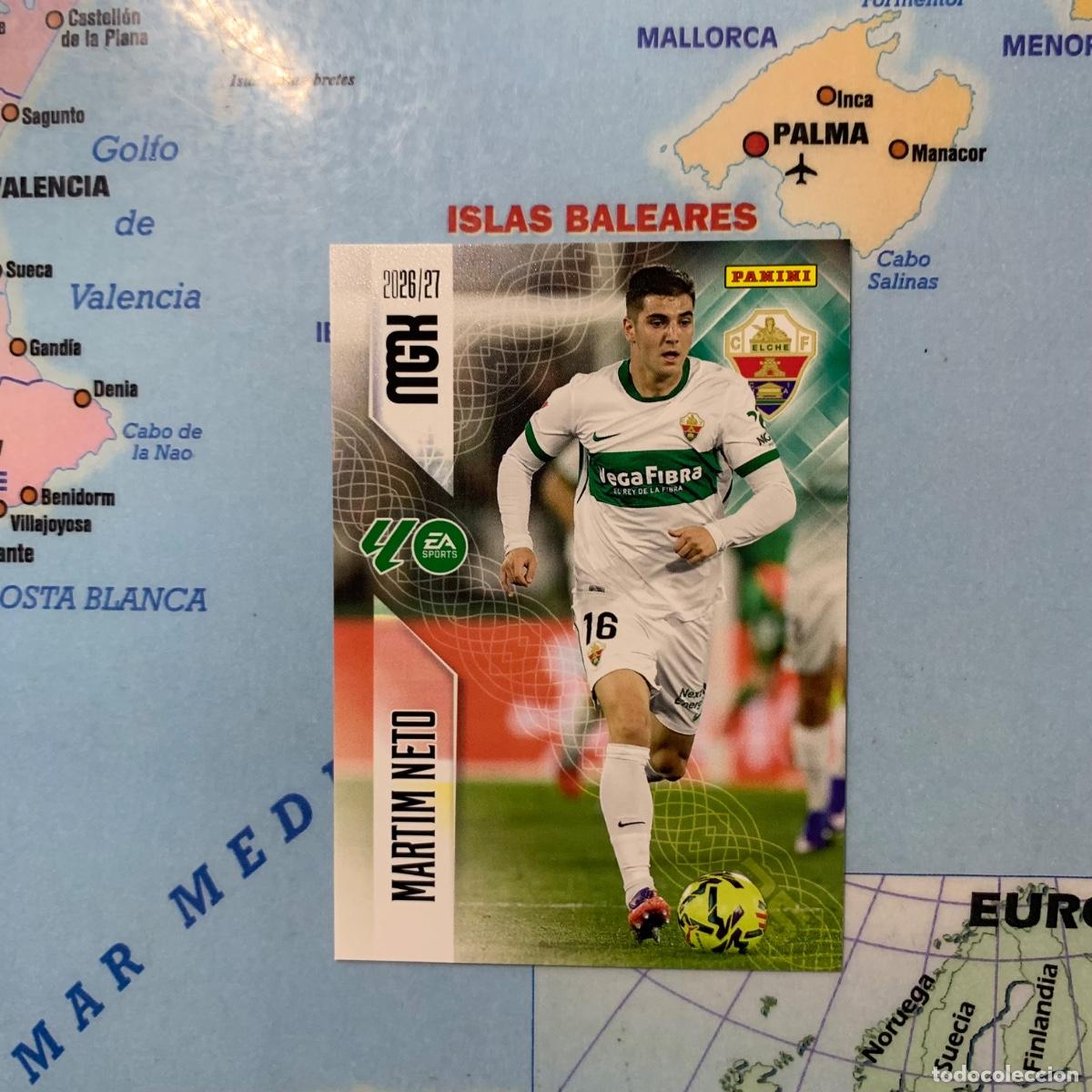 Fu&szlig;ball-Sticker: Martim Neto n&uacute;mero 155 del Elche megacracks 26-27 2026-2027