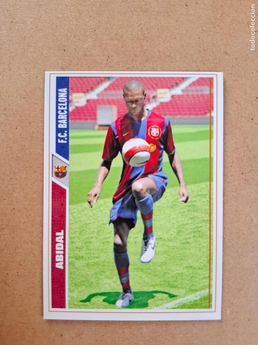 Cromos de f&uacute;tbol: MUNDICROMO 2007 2008 07 08 - 39 ABIDAL - FC. BARCELONA