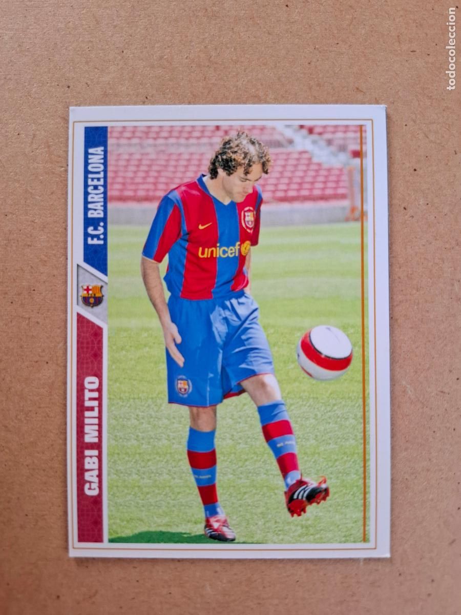 Cromos de f&uacute;tbol: MUNDICROMO 2007 2008 07 08 - 42 MILITO - FC. BARCELONA