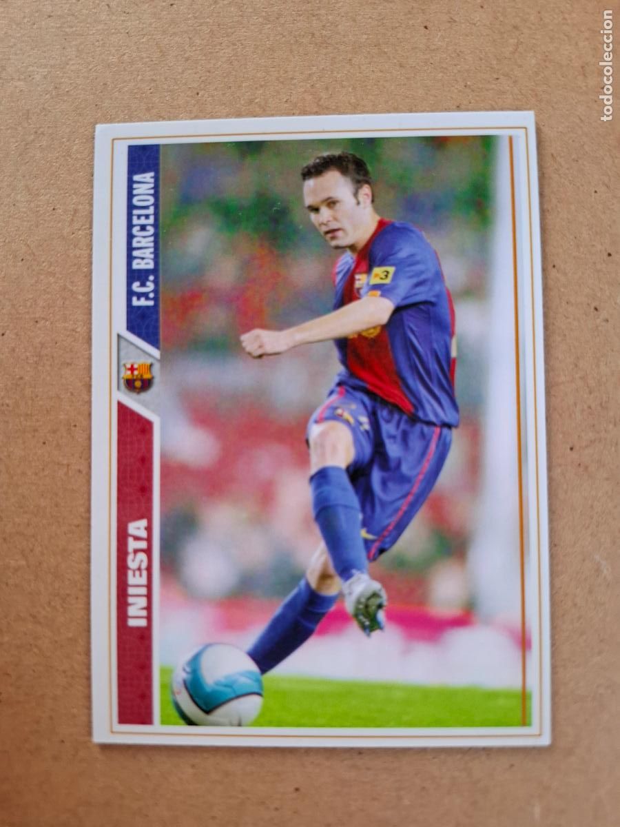 Cromos de f&uacute;tbol: MUNDICROMO 2007 2008 07 08 - 43 INIESTA - FC. BARCELONA