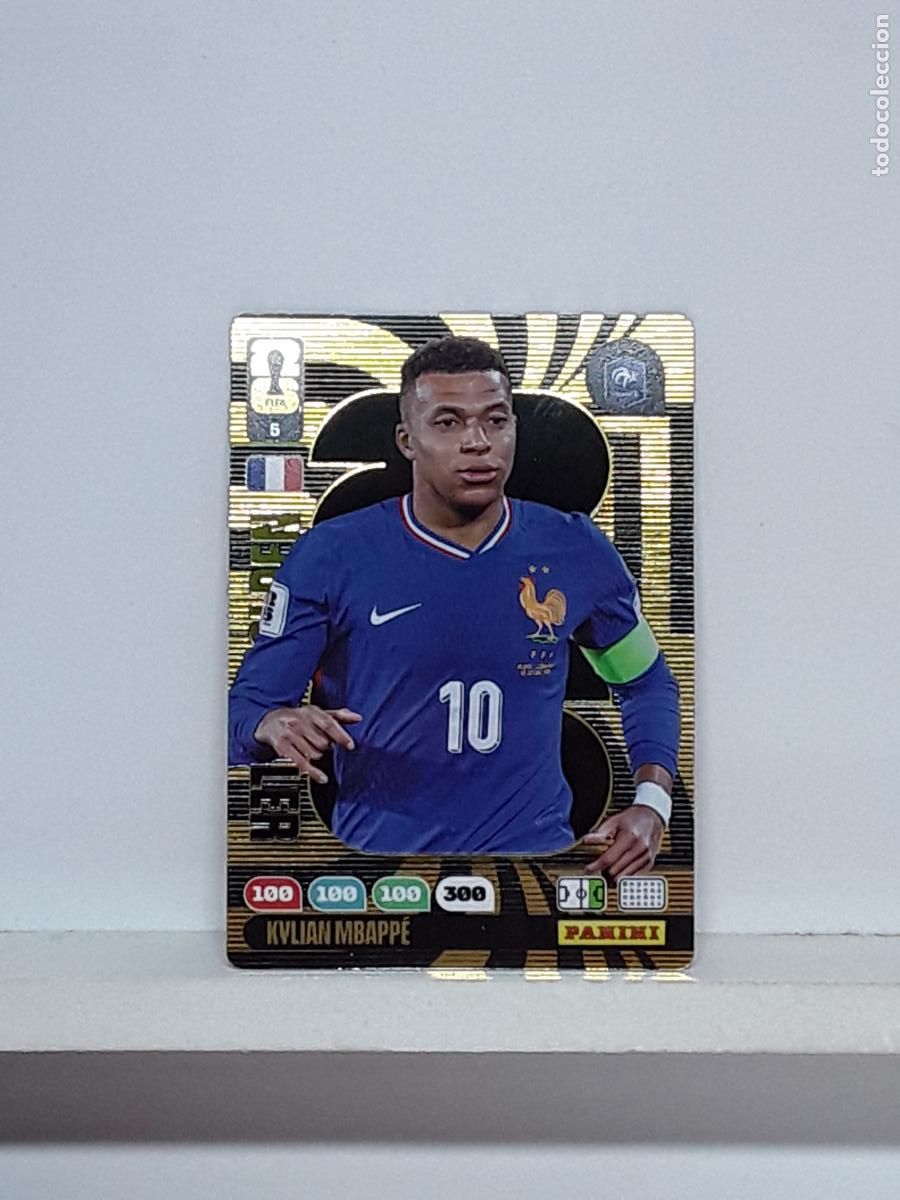 Cromos de f&uacute;tbol: ADRENALYN MUNDIAL 2026 WORLD CUP 26 ALBUM PANINI N 5 FRANCIA FRANCE GOLDEN BALLER KYLIAN MBAPPE