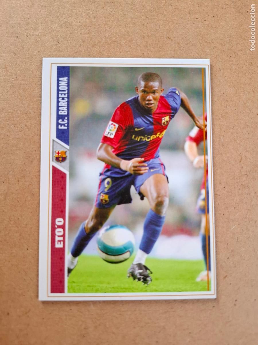 Cromos de f&uacute;tbol: MUNDICROMO 2007 2008 07 08 - 50 ETO'O - FC. BARCELONA
