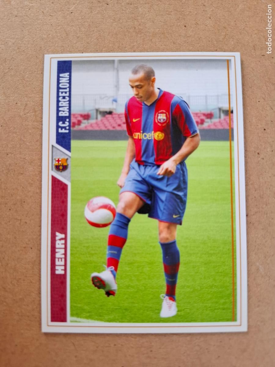 Cromos de f&uacute;tbol: MUNDICROMO 2007 2008 07 08 - 51 HENRY - FC. BARCELONA