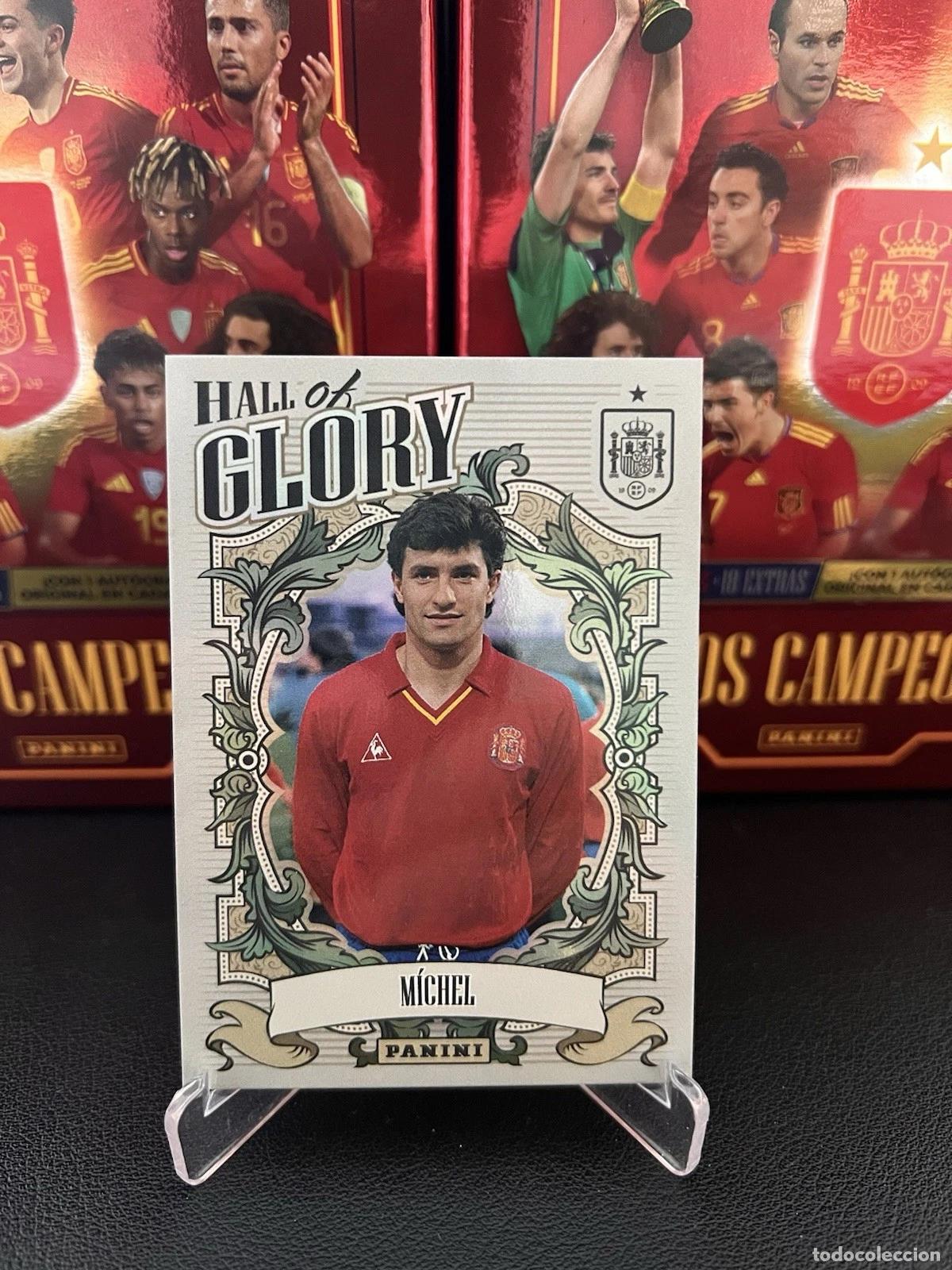 Cromos de f&uacute;tbol: Michel Insert Hall of Glory Panini Tributo Selecci&oacute;n Espa&ntilde;ola 2026