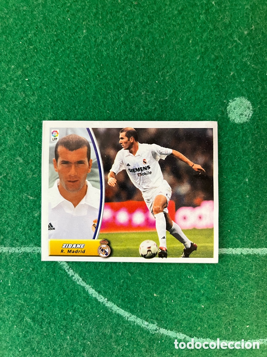 Cromos de f&uacute;tbol: ZIDANE REAL MADRID LIGA ESTE 2003 2004 PANINI