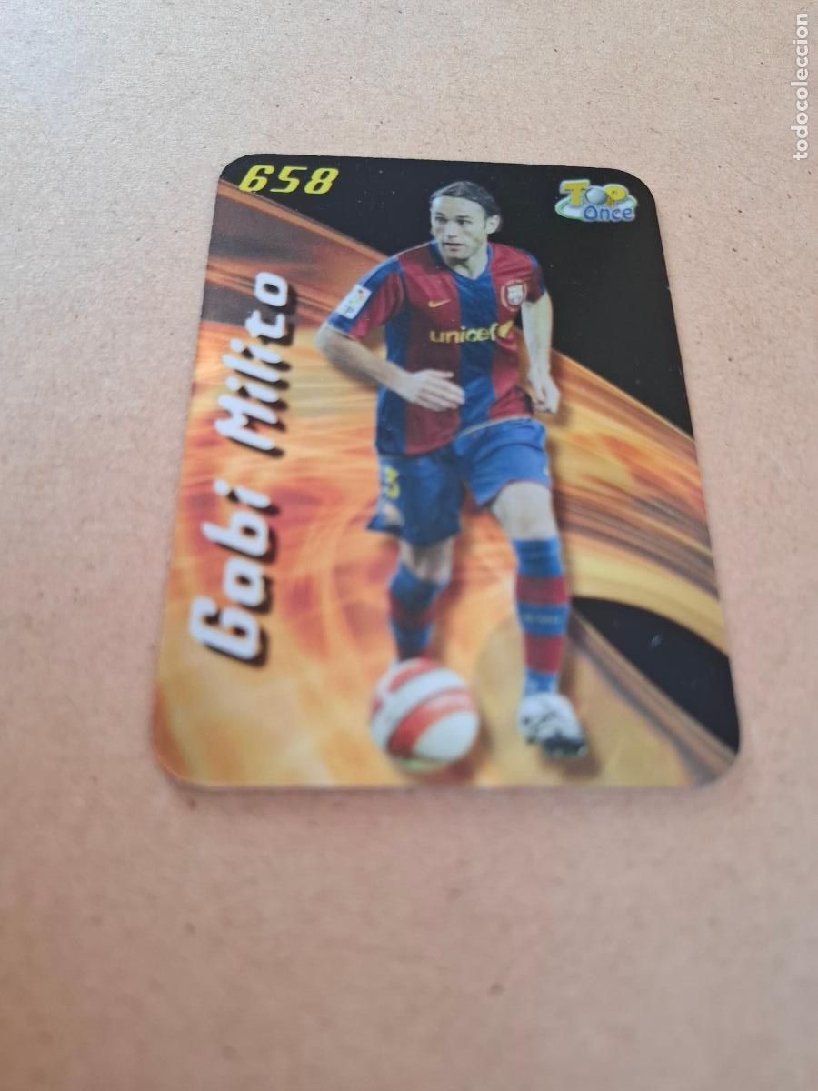 Cromos de f&uacute;tbol: MUNDICROMO 2007 2008 07 08 - 658 GABI MILITO ( TOP ONCE ) - FC. BARCELONA