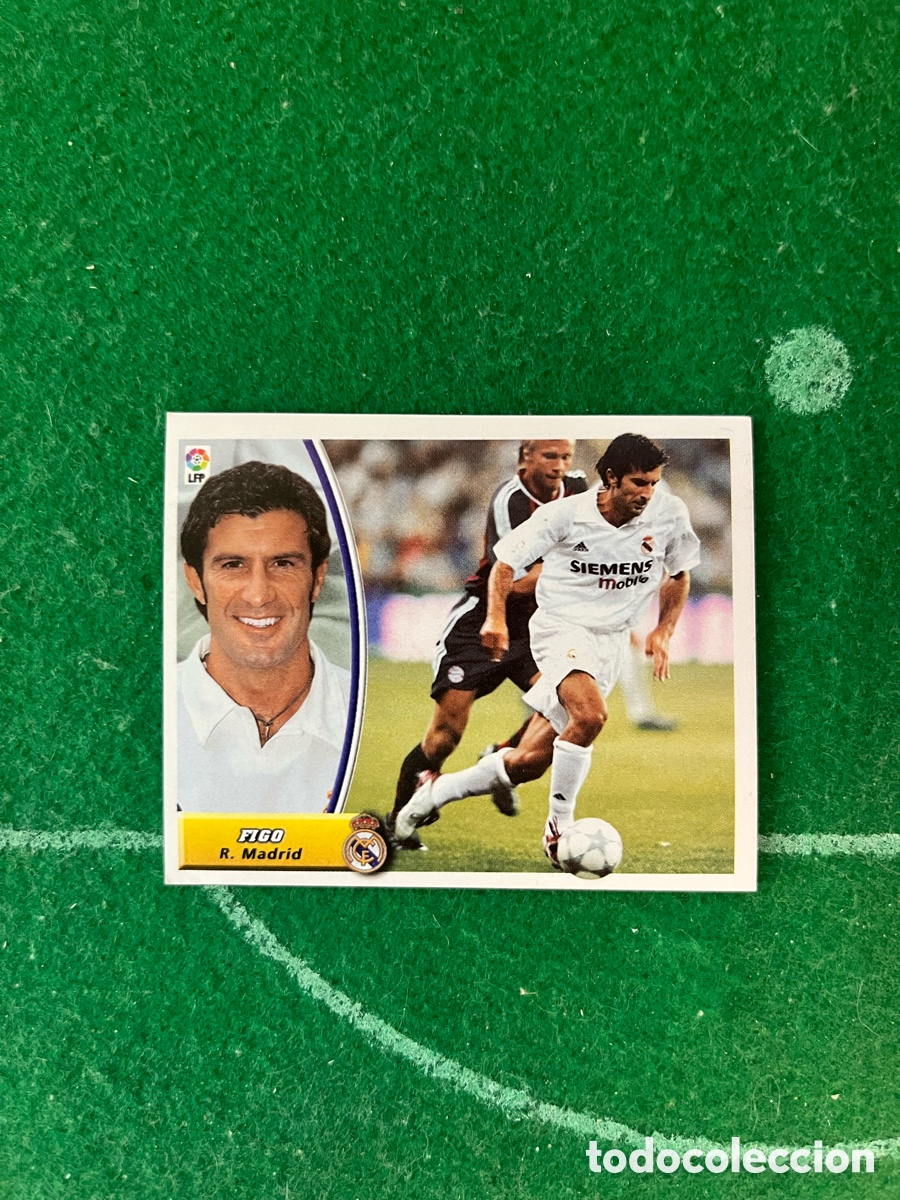 Cromos de f&uacute;tbol: FIGO REAL MADRID LIGA ESTE 2003 2004 PANINI