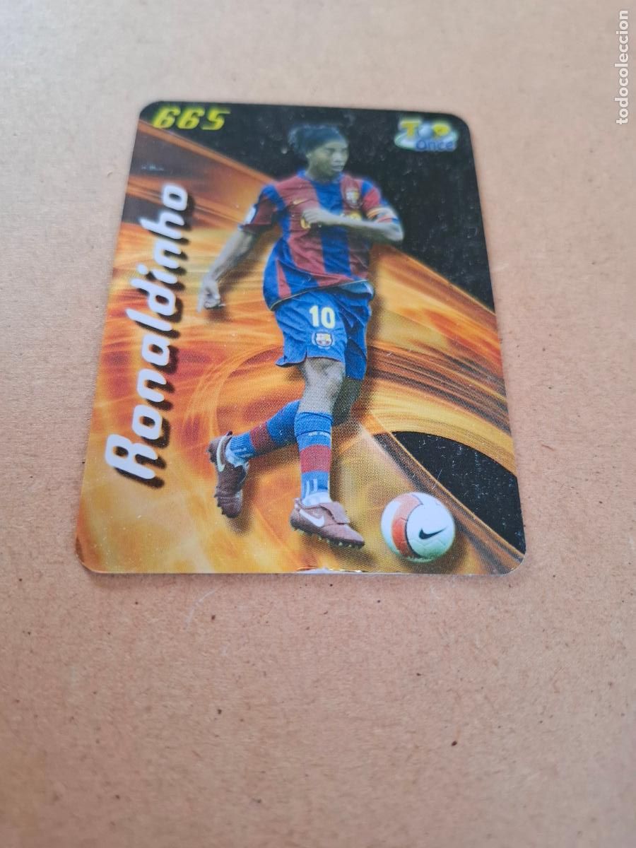 Cromos de f&uacute;tbol: MUNDICROMO 2007 2008 07 08 - 665 RONALDINHO ( TOP ONCE ) - FC. BARCELONA