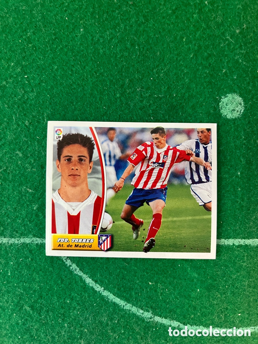Cromos de f&uacute;tbol: FERNANDO TORRES ATL&Eacute;TICO DE MADRID LIGA ESTE 2003 2004 PANINI