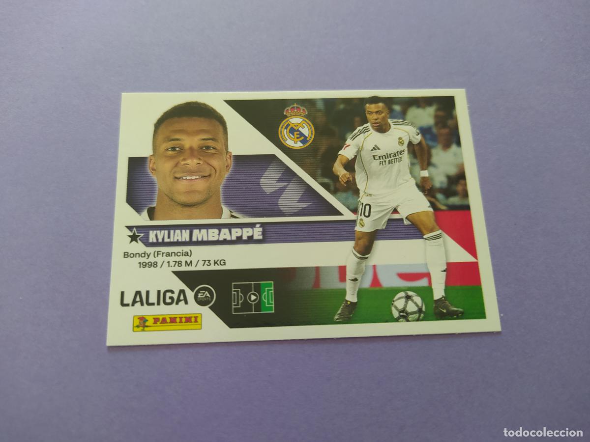 Cromos de f&uacute;tbol: LIGA ESTE 2026 2027 26 27 NUEVO - REAL MADRID N&ordm; 20 MBAPPE
