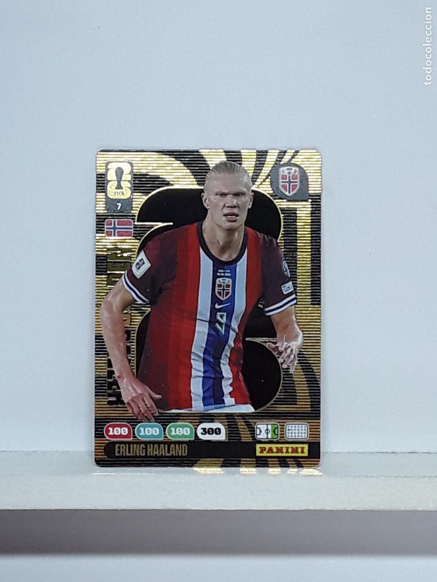 Cromos de f&uacute;tbol: ADRENALYN MUNDIAL 2026 WORLD CUP 26 ALBUM PANINI N 7 NORUEGA NORWAY GOLDEN BALLER ERLING HAALAND