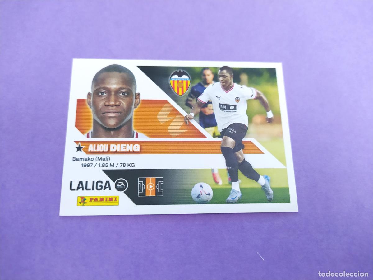 Cromos de f&uacute;tbol: LIGA ESTE 2026 2027 26 27 NUEVO SIN PEGAR -2 EDICION COLOCA N&ordm; 16 BIS DIENG VALENCIA