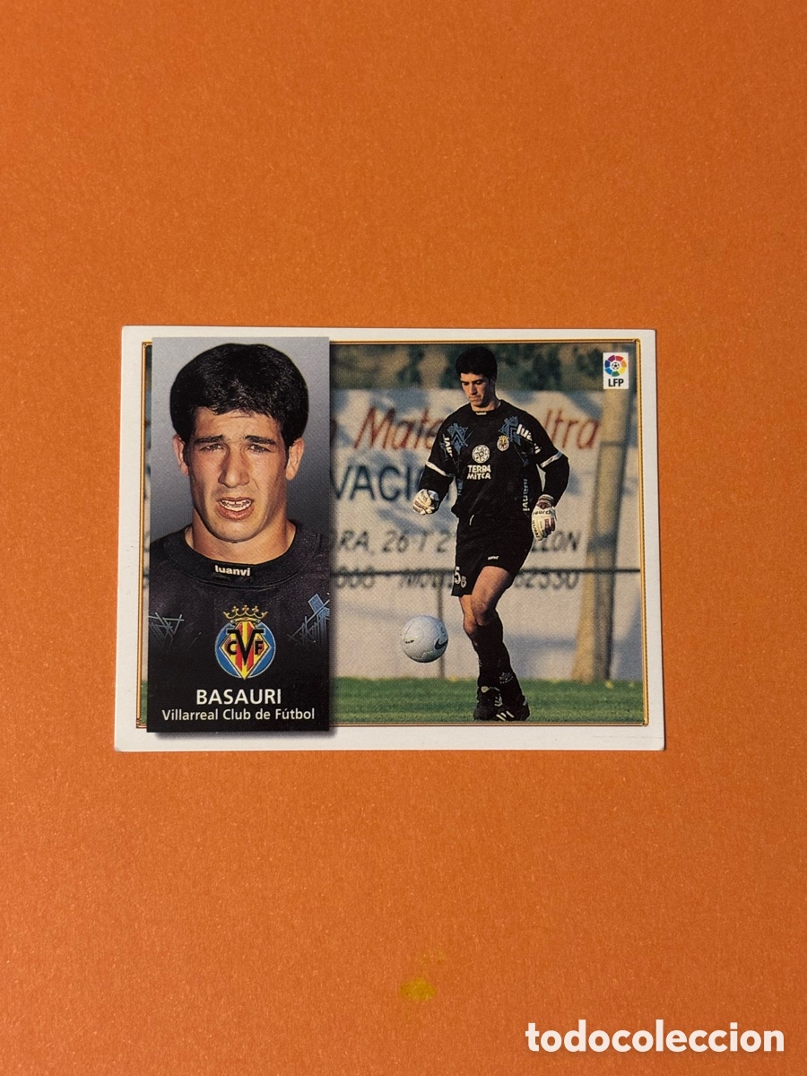 Cromos de f&uacute;tbol: BASAURI FICHAJE 17 VILLARREAL 98 99 1998 1999 EDICIONES ESTE SIN PEGAR
