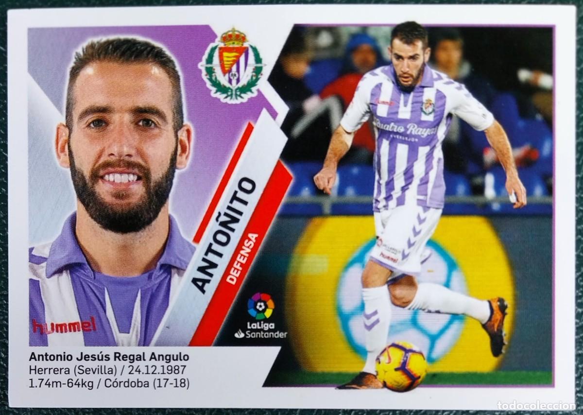 Fu&szlig;ball-Sticker: 3 ANTO&Ntilde;ITO REAL VALLADOLID CF CROMOS ALBUM EDICIONES ESTE 2019 2020 19 20