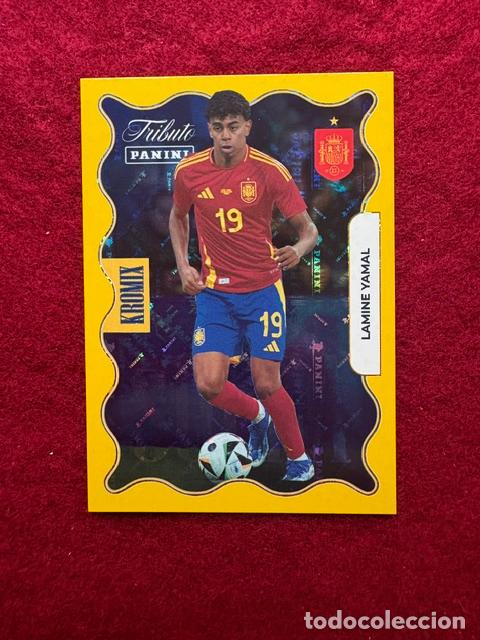 Cromos de f&uacute;tbol: PANINI TRIBUTO VAMOS CAMPEONES SELECCION ESPA&Ntilde;OLA 2010-2026 - LAMINE YAMAL - KROMIX SUPRA GOLD