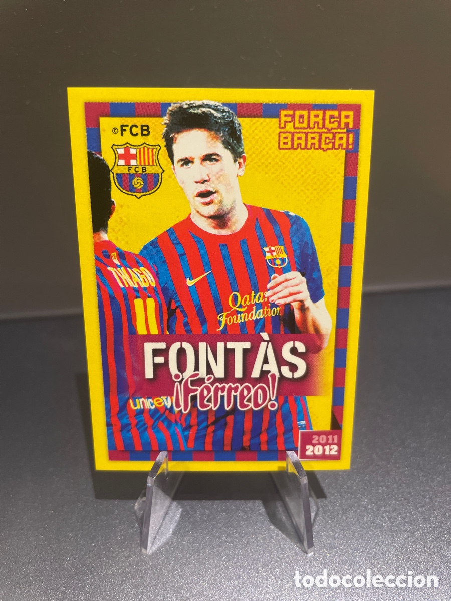 Cromos de f&uacute;tbol: Fontas 54 Ferreo For&ccedil;a Bar&ccedil;a Panini FC Barcelona 2011-12 Coleccion Oficial Cromos