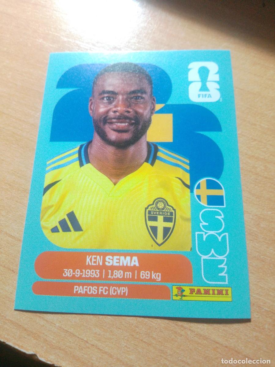 Cromos de f&uacute;tbol: SEMA SUECIA SWE 15 MUNDIAL FIFA WORLD CUP 2026 26 PANINI STICKERS NUEVO