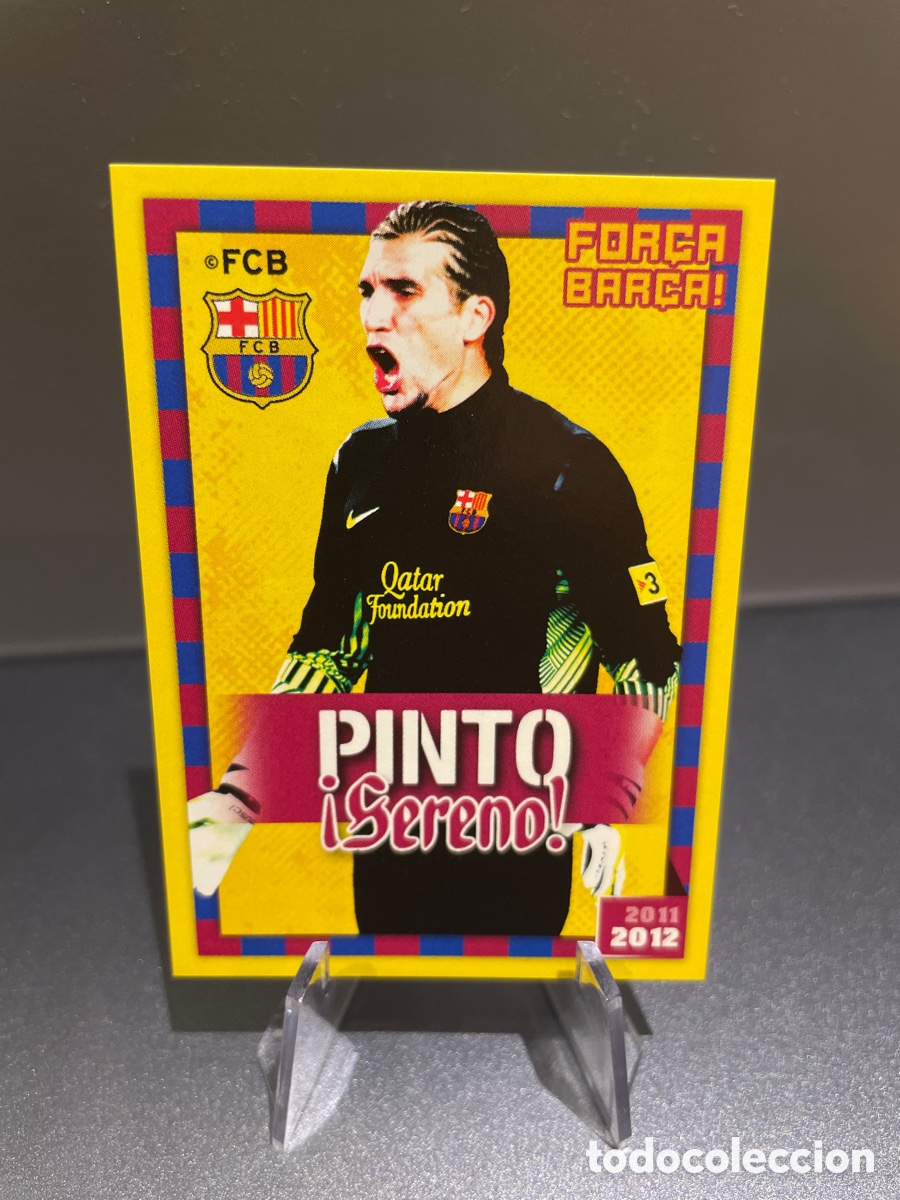 Figurine di Calcio: Pinto 30 Sereno For&ccedil;a Bar&ccedil;a Panini FC Barcelona 2011-12 Coleccion Oficial Cromos