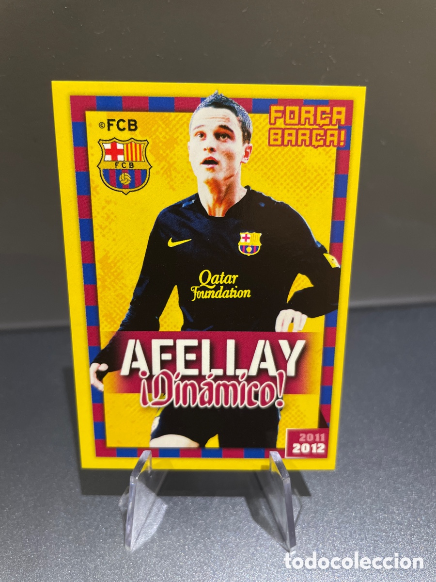 Cromos de f&uacute;tbol: Afellay 163 Dinamico For&ccedil;a Bar&ccedil;a Panini FC Barcelona 2011-12 Coleccion Oficial Cromos