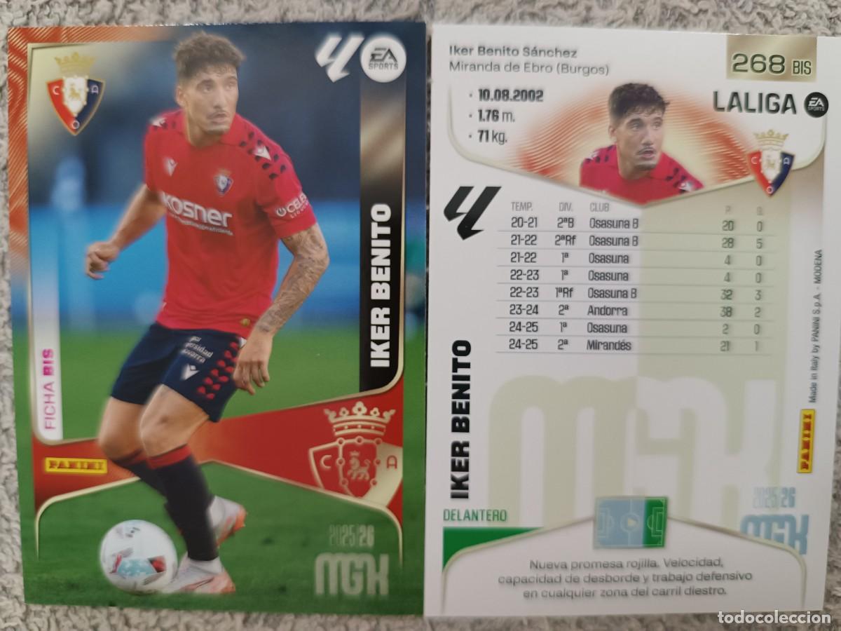 Cromos de f&uacute;tbol: MEGACRACKS 2025-2026 268 BIS IKER BENITO