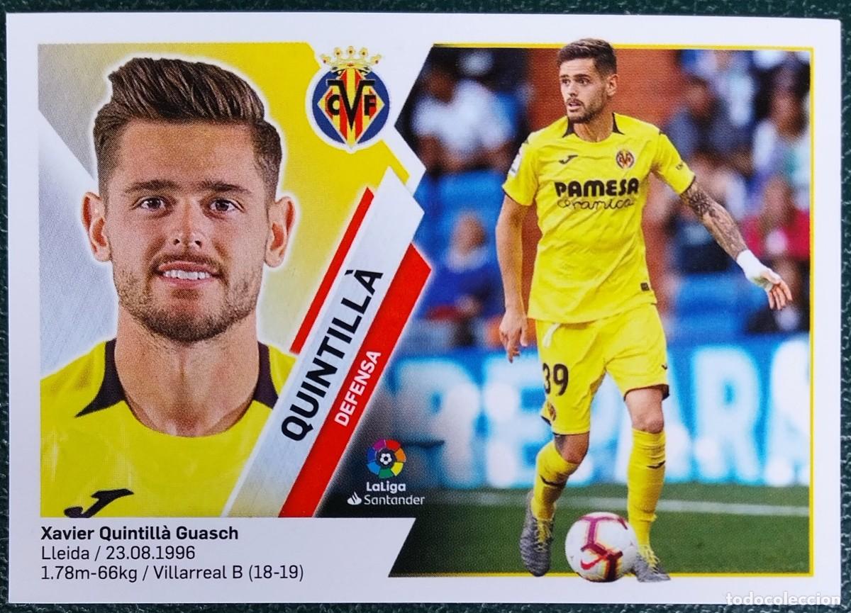 Football Stickers: 7B / 7 B QUINTILLA VILLARREAL CF CROMOS ALBUM EDICIONES ESTE 2019 2020 19 20
