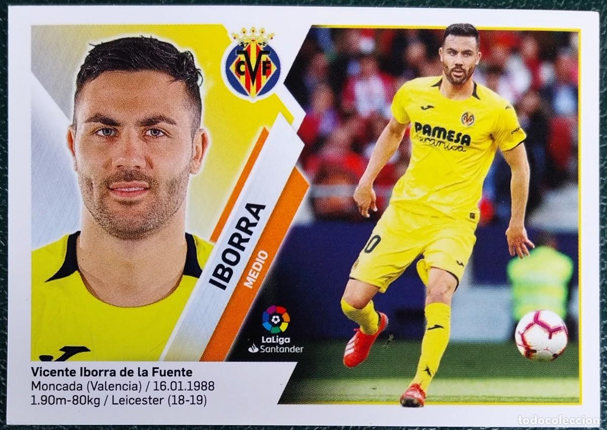 Cromos de f&uacute;tbol: 8 IBORRA VILLARREAL CF CROMOS ALBUM EDICIONES ESTE 2019 2020 19 20