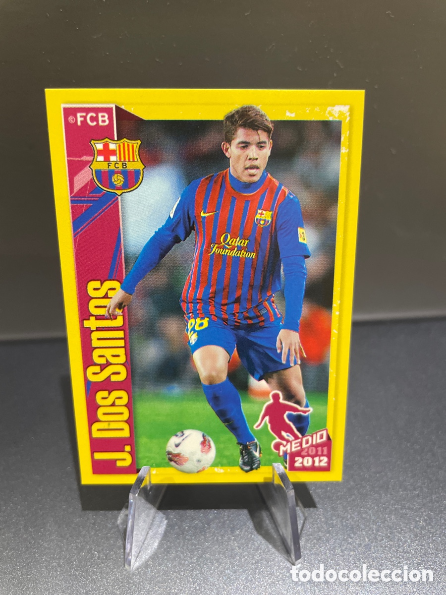 Cromos de f&uacute;tbol: Jonathan Dos Santos 174 Panini FC Barcelona 2011-12 Coleccion Oficial Cromos