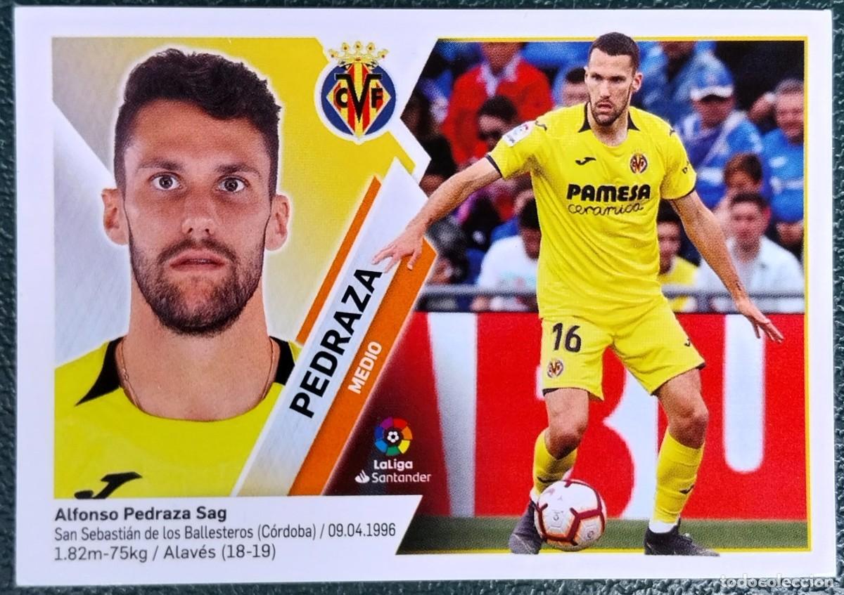 Fu&szlig;ball-Sticker: 9A / 9 A PEDRAZA VILLARREAL CF CROMOS ALBUM EDICIONES ESTE 2019 2020 19 20