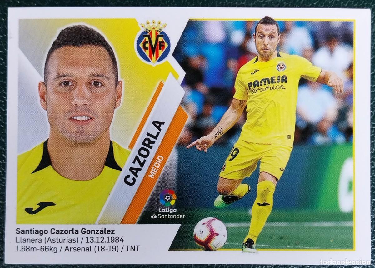 Cromos de f&uacute;tbol: 12 CAZORLA VILLARREAL CF CROMOS ALBUM EDICIONES ESTE 2019 2020 19 20