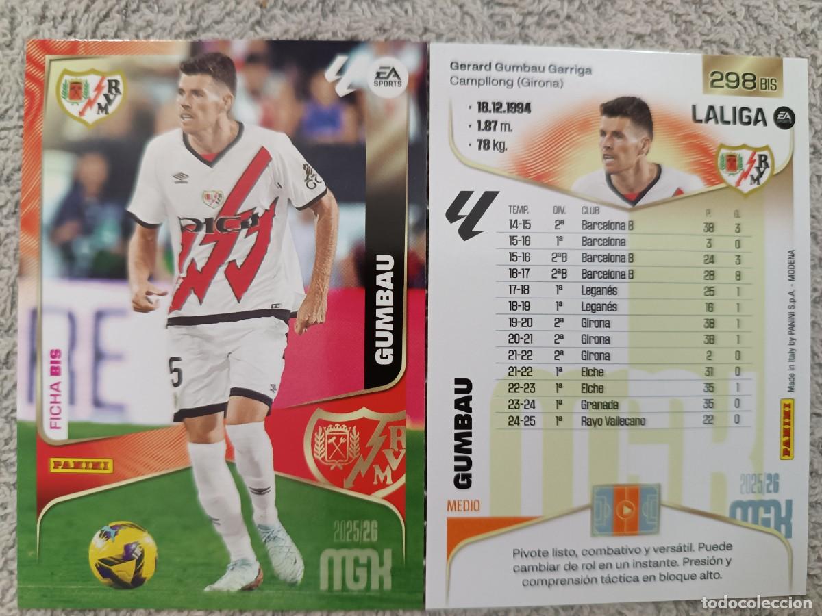 Cromos de f&uacute;tbol: MEGACRACKS 2025-2026 298 BIS GUMBAU