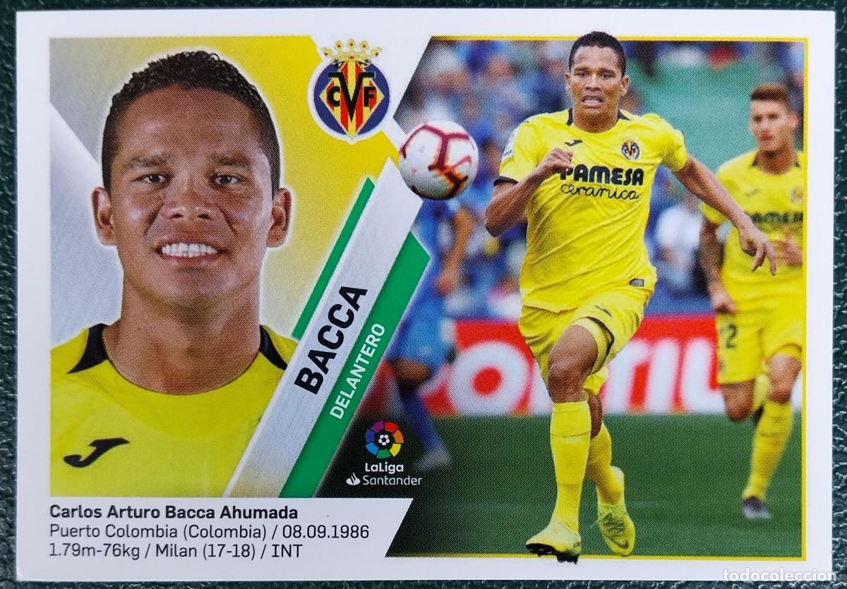 Cromos de f&uacute;tbol: 15 BACCA VILLARREAL CF CROMOS ALBUM EDICIONES ESTE 2019 2020 19 20