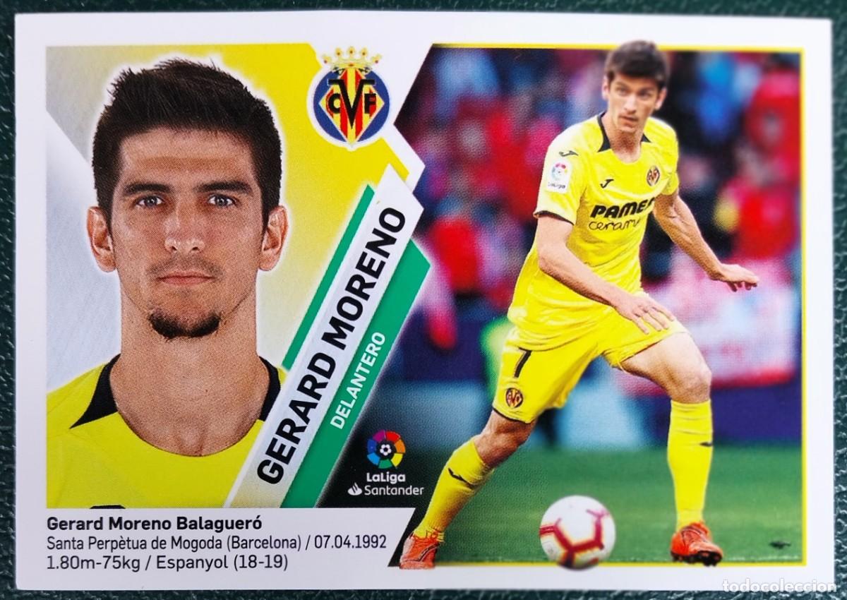 Cromos de f&uacute;tbol: 16 GERARD MORENO VILLARREAL CF CROMOS ALBUM EDICIONES ESTE 2019 2020 19 20