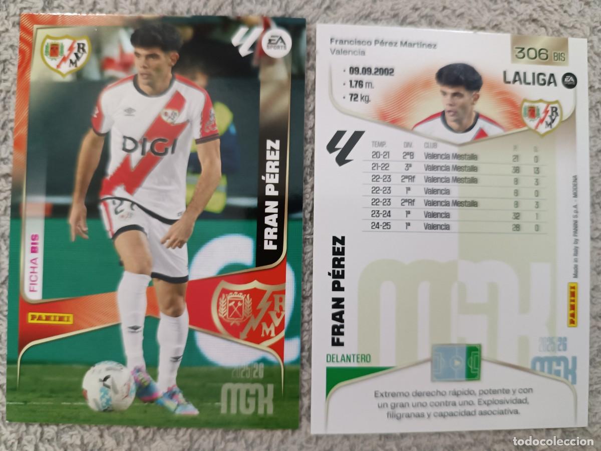 Cromos de f&uacute;tbol: MEGACRACKS 2025-2026 306 BIS FRAN PEREZ