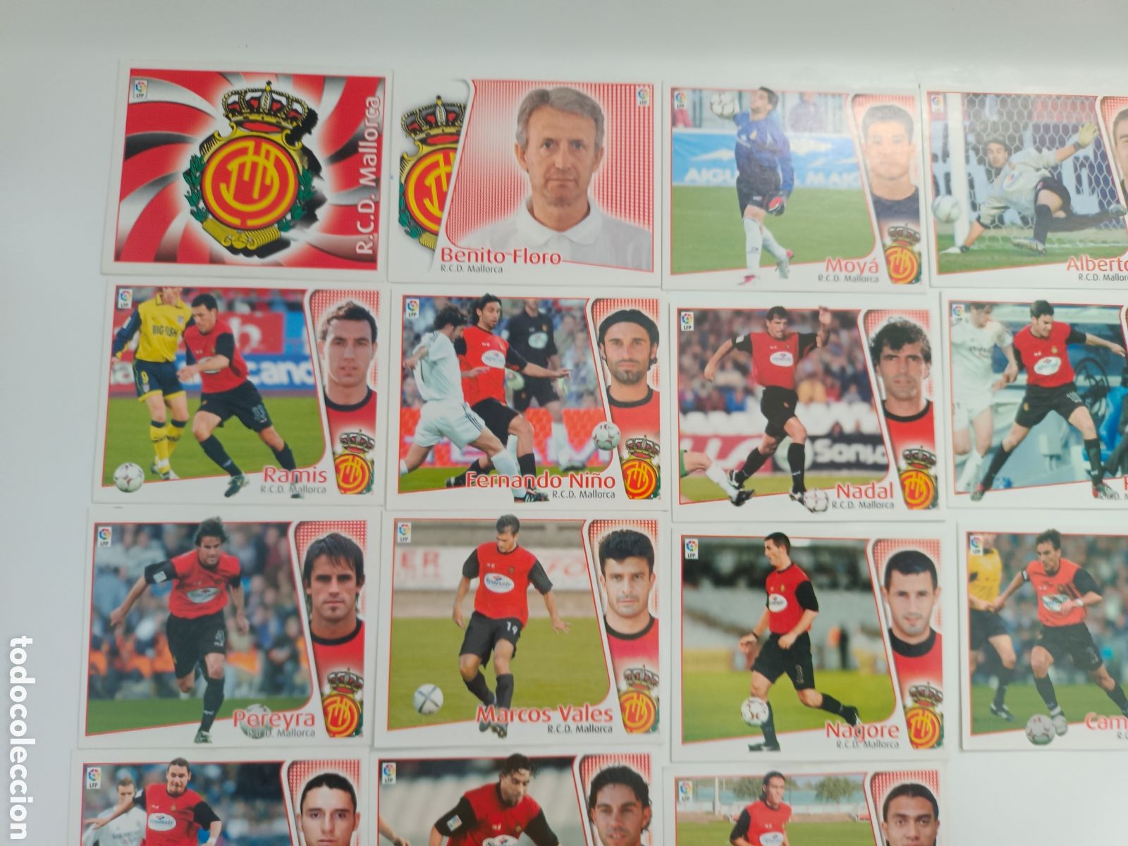 Cromos de f&uacute;tbol: ESTE 2004-2005 18 CROMOS R.C.D. MALLORCA EXCELENTE ESTADO SIN PEGAR