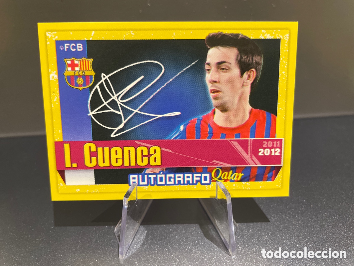 Cromos de f&uacute;tbol: Isaac Cuenca 170 Autografo Panini FC Barcelona 2011-12 Coleccion Oficial Cromos