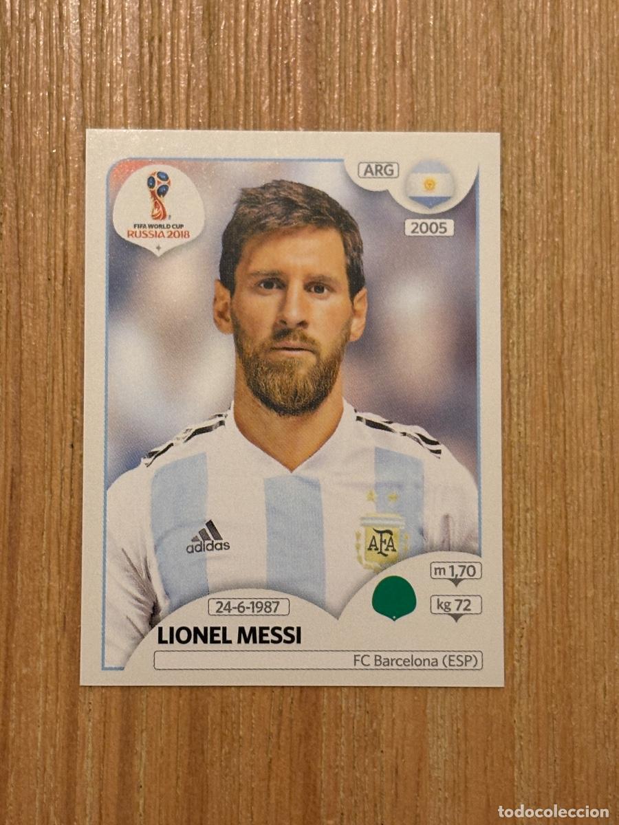 Cromos de f&uacute;tbol: CROMO LIONEL MESSI ARGENTINA MUNDIAL F&Uacute;TBOL RUSIA 2018 N 288 WORLD CUP SIN PEGAR