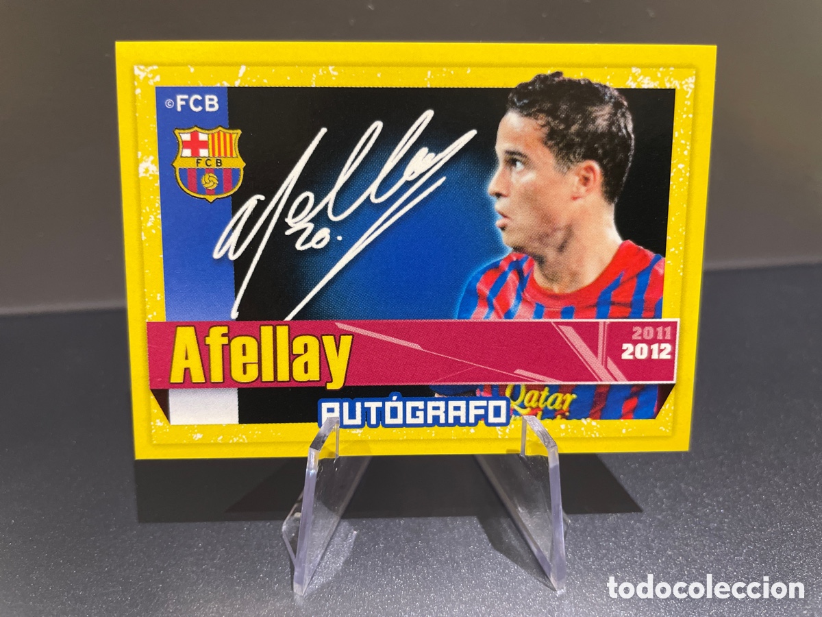 Cromos de f&uacute;tbol: Afellay 164 Autografo Panini FC Barcelona 2011-12 Coleccion Oficial Cromos
