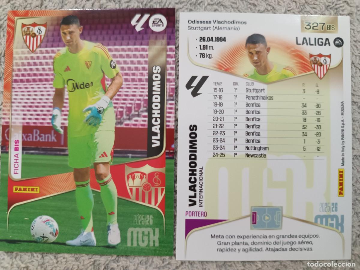 Cromos de f&uacute;tbol: MEGACRACKS 2025-2026 327 BIS VLACHODIMOS