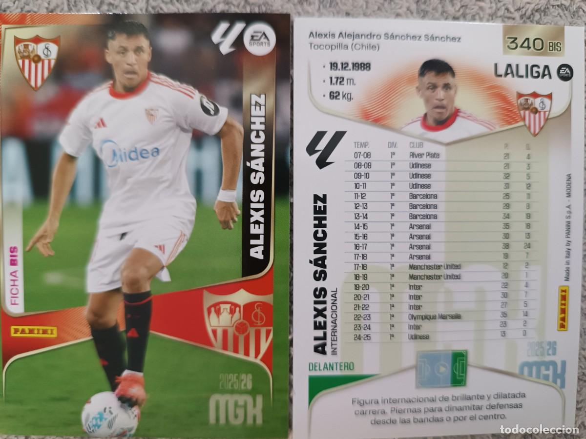 Cromos de f&uacute;tbol: MEGACRACKS 2025-2026 340 BIS ALEXIS SANCHEZ