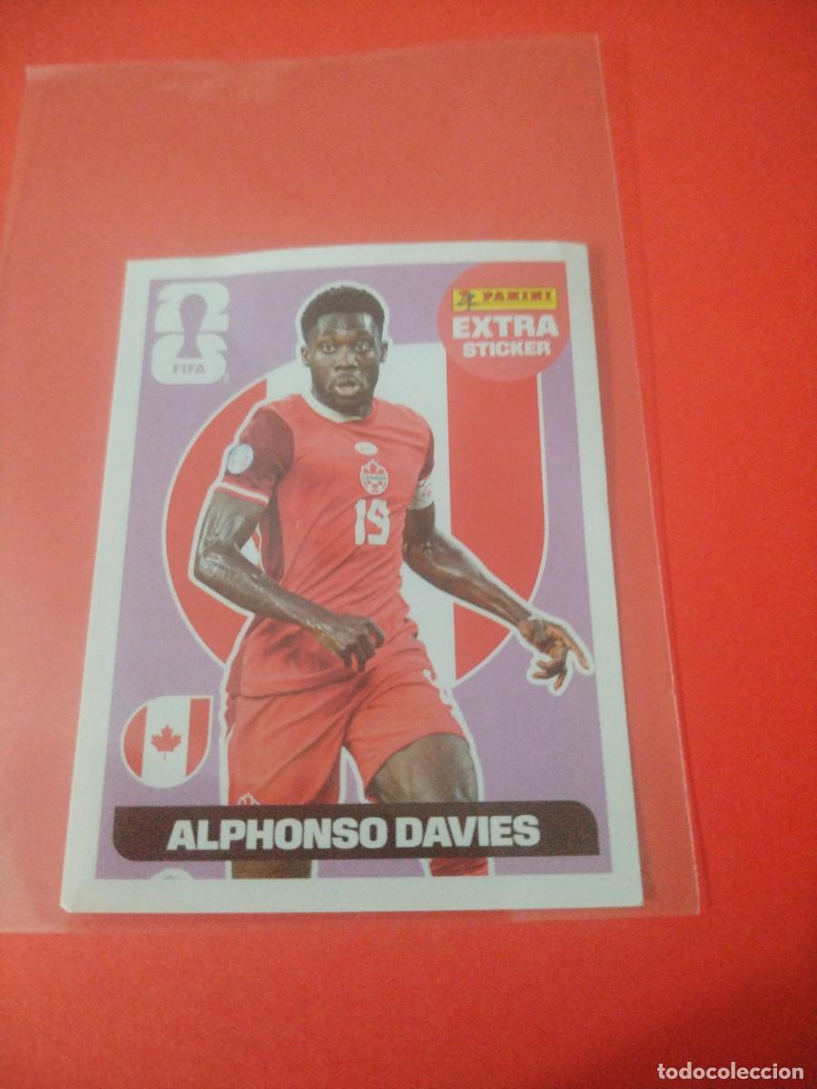 Cromos de f&uacute;tbol: EXTRA STICKER MUNDIAL 2026 BASE ALPHONSO DAVIES