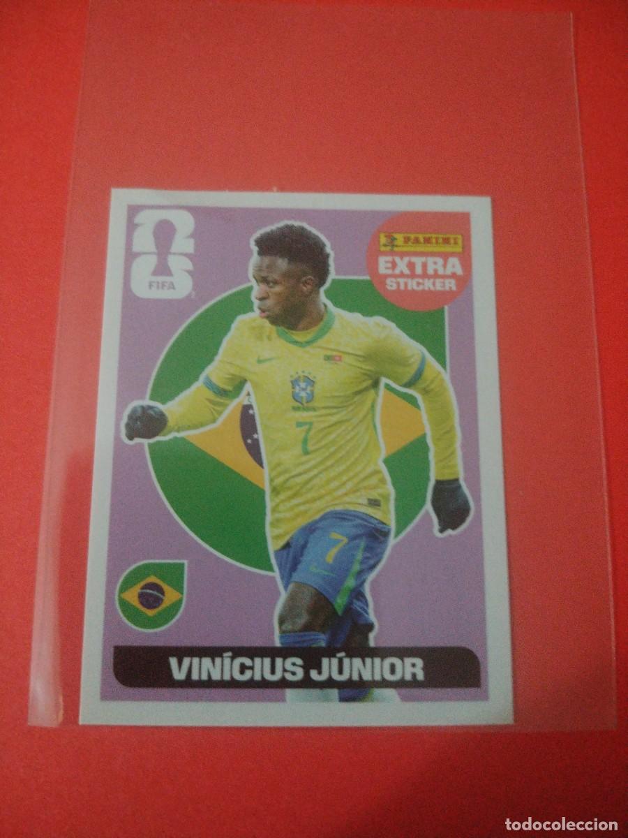Football Stickers: EXTRA STICKER MUNDIAL 2026 BASE VINICIUS JUNIOR