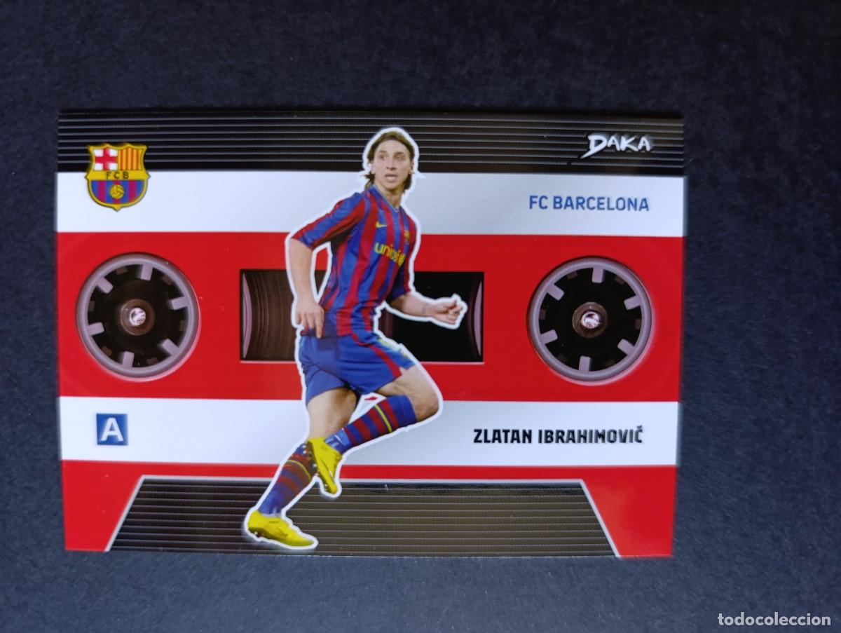 Football Stickers: CROMO DAKA EB-17 CASETTE ZLATAN IBRAHIMOVIC FC BARCELONA 2025-2026