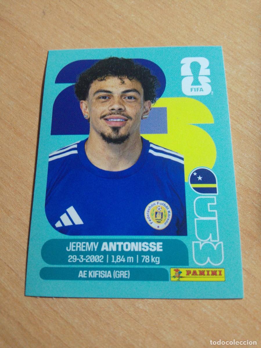 Cromos de f&uacute;tbol: ANTONISSE CURA&Ccedil;AO CUW 18 MUNDIAL FIFA WORLD CUP 2026 26 PANINI STICKERS NUEVO