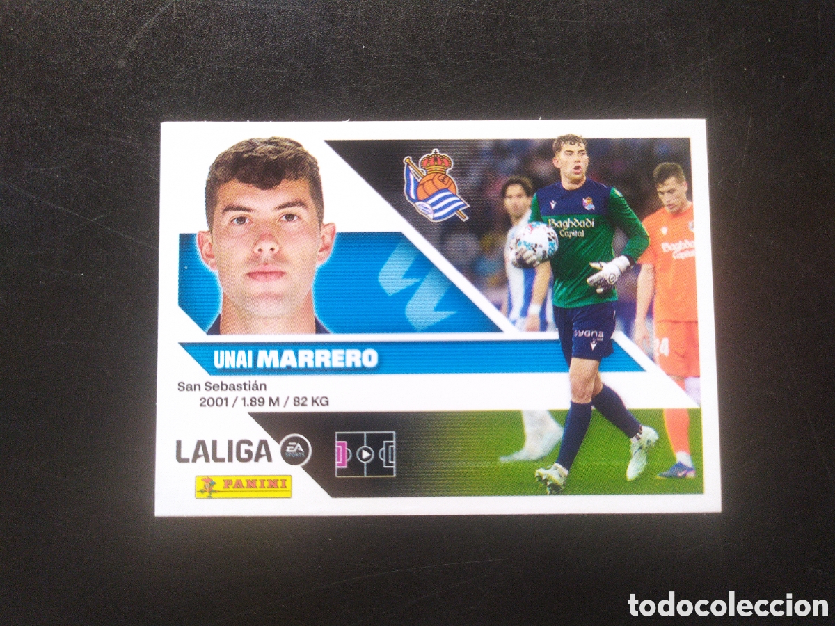 Cromos de f&uacute;tbol: Liga este 2026 2027 26 27 panini Marrero n&deg; 4 Real Sociedad
