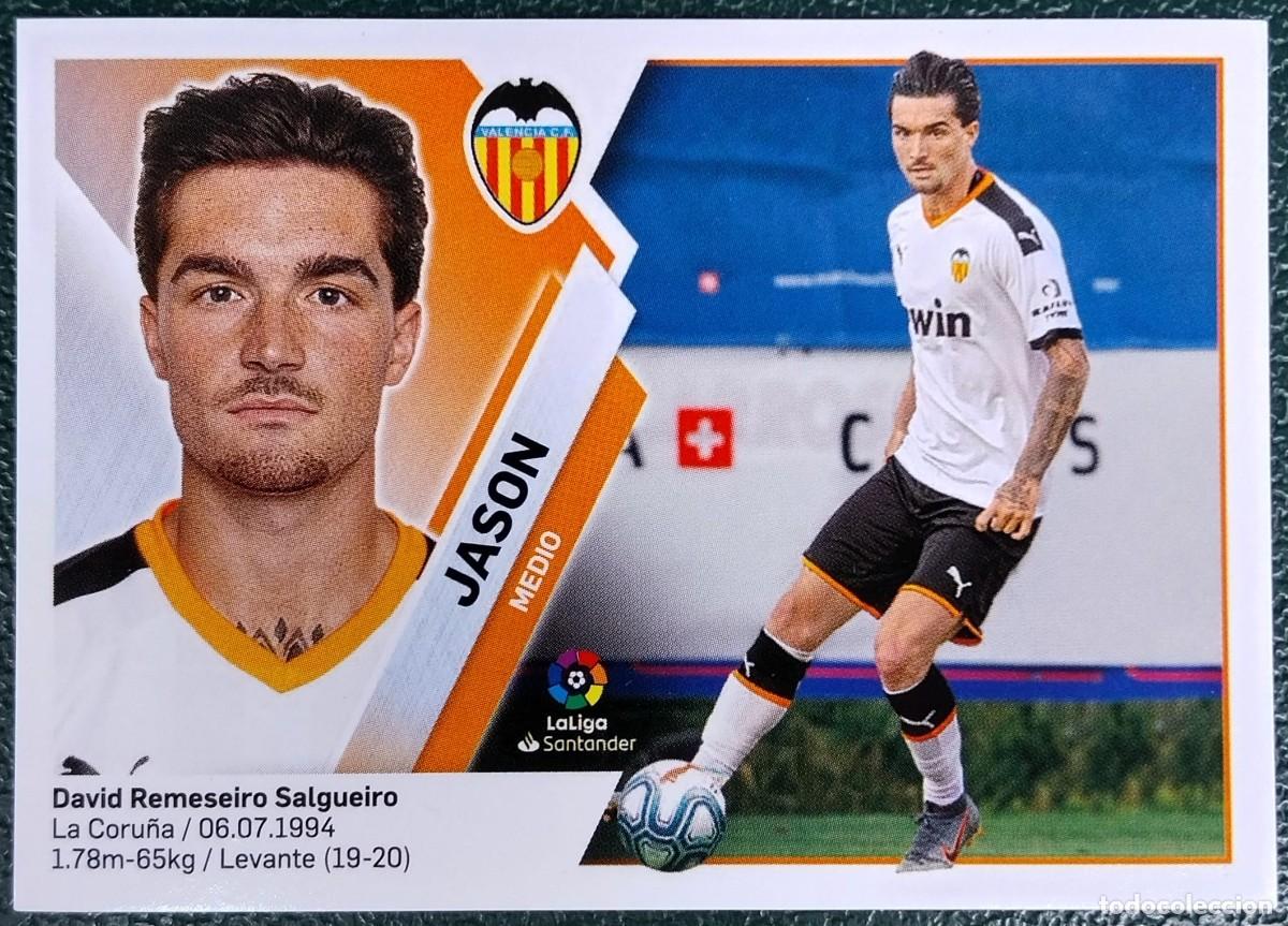 Cromos de f&uacute;tbol: 14 JASON VALENCIA CF ULTIMOS FICHAJES CROMOS ALBUM EDICIONES ESTE 2019 2020 19 20