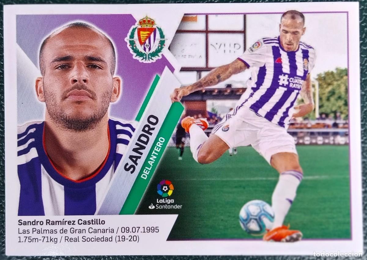 Cromos de f&uacute;tbol: 16 SANDRO REAL VALLADOLID CF ULTIMOS FICHAJES CROMOS ALBUM EDICIONES ESTE 2019 2020 19 20