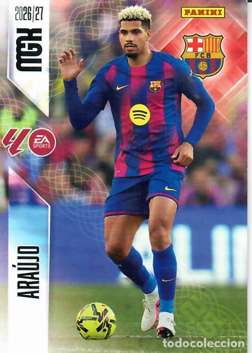 Cromos de f&uacute;tbol: STICKER PANINI MEGACRACKS 26 27 - MGK 80 - ARAUJO - BARCELONA