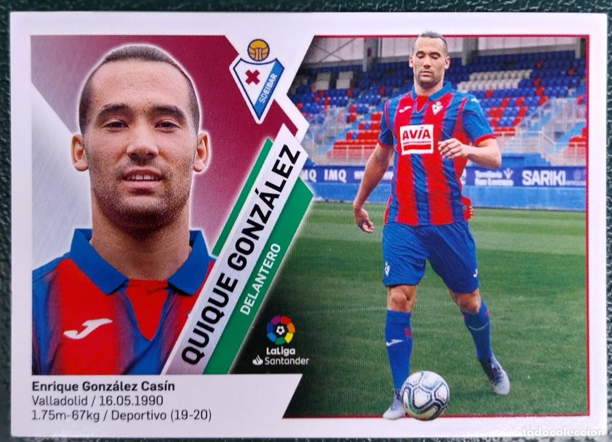 Cromos de f&uacute;tbol: 21 QUIQUE GONZALEZ SD EIBAR ULTIMOS FICHAJES CROMOS ALBUM EDICIONES ESTE 2019 2020 19 20