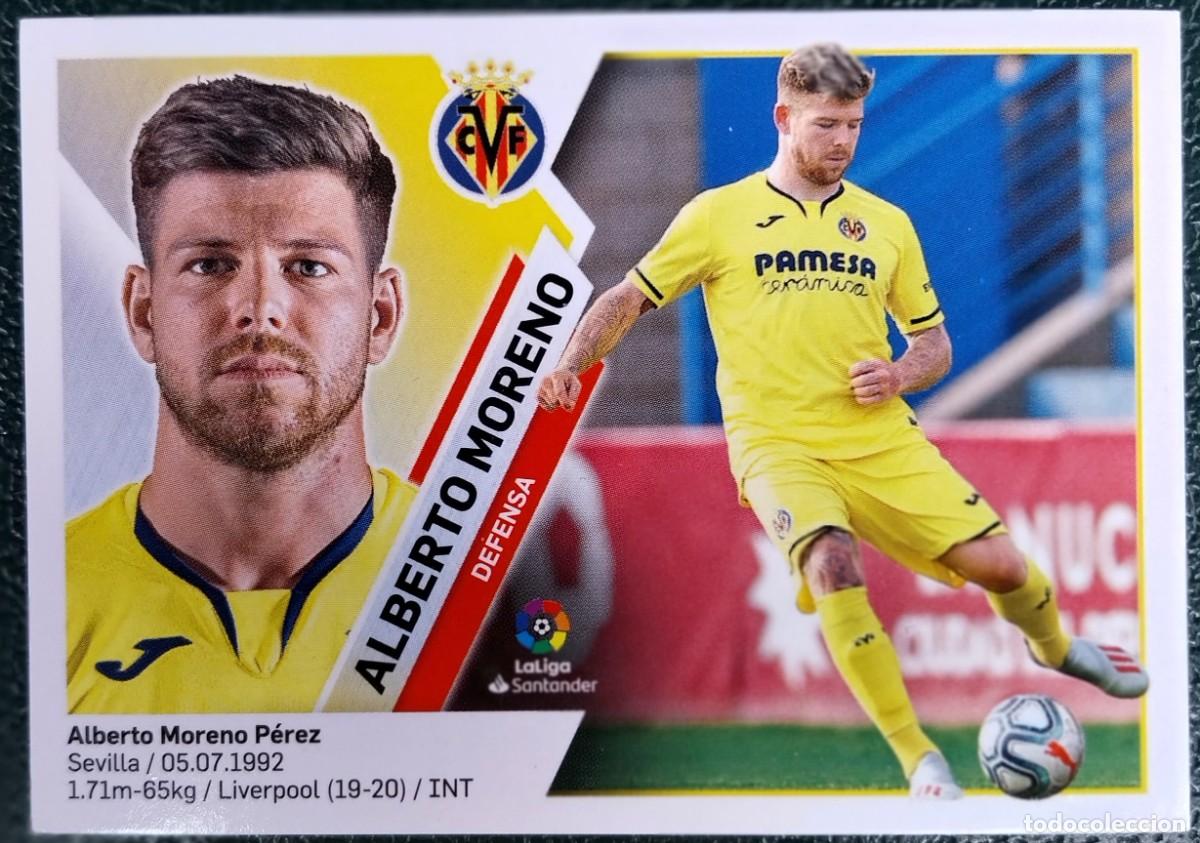 Cromos de f&uacute;tbol: 22 ALBERTO MORENO VILLARREAL CF ULTIMOS FICHAJES CROMOS ALBUM EDICIONES ESTE 2019 2020 19 20